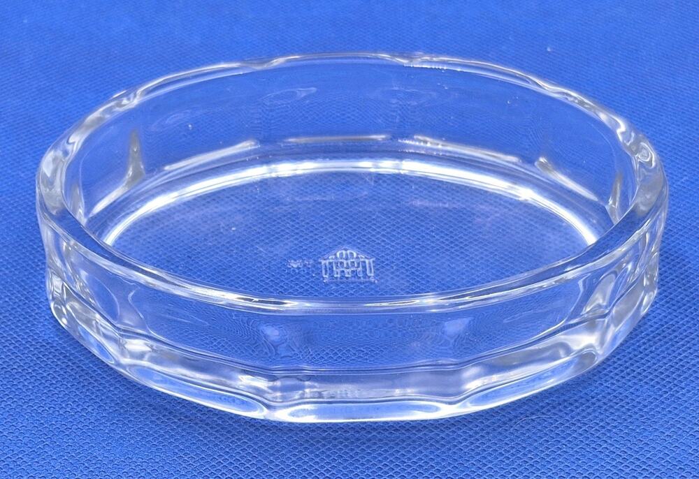 Hearth & Hand Clear Glass Oval Trinket or Soap Dish 5x4x1"